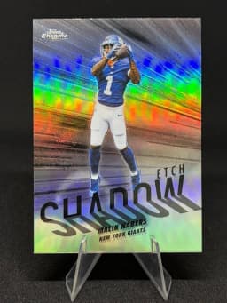 Malik Nabers #SE-26 2025 Topps Chrome Football Shadow Etch