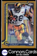 Marshall Faulk #CLA-MF 2025 Topps Chrome Football Chrome Legends Autographs