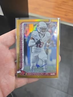 Marvin Harrison Jr. #BA-MH 2025 Topps Chrome Football Base Cards Autograph Variation