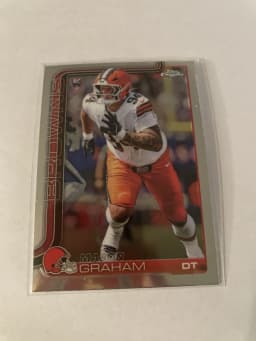 Mason Graham #302 Rookie Card 2025 Topps Chrome Football
