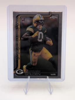 Matthew Golden #HX-23 Rookie Card 2025 Topps Chrome Football Helix