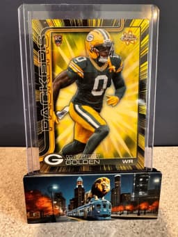 Matthew Golden #RR-10 Rookie Card 2025 Topps Chrome Football Chrome Radiating Rookies