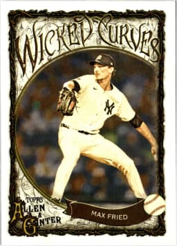 Max Fried #WC-9 2025 Topps Allen & Ginter Wicked Curves