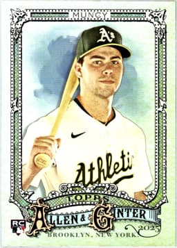 Max Muncy #93 Rookie Card 2025 Topps Allen & Ginter Silver Portrait
