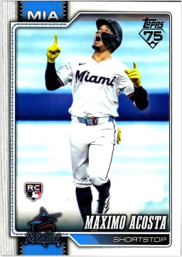Maximo Acosta #172 Rookie Card 2026 Topps Series 1