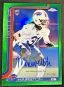 Maxwell Hairston #RRA-MH Rookie Card 2025 Topps Chrome Football Rookie Autographs Variation