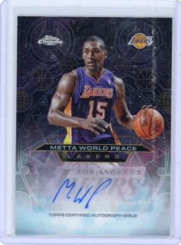 Metta World Peace #CH-MWP 2025-26 Topps Chrome Basketball Chromographs