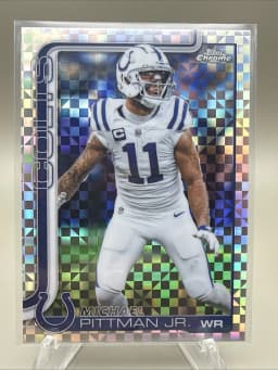 Michael Pittman Jr. #126 2025 Topps Chrome Football