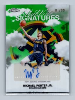 Michael Porter Jr. #SWS-MPJ 2025-26 Topps Chrome Basketball Sky Write Signatures