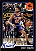 Mikal Bridges #80BK-38 2025-26 Topps 1980-81 Topps Basketball