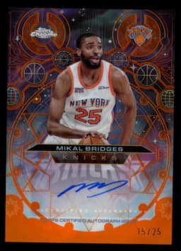 Mikal Bridges #CH-MB 2025-26 Topps Chrome Basketball Chromographs