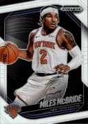 Miles McBride #189 2024-25 Panini Prizm Black White