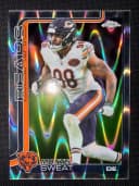 Montez Sweat #BA-MSW 2025 Topps Chrome Football Base Cards Autograph Variation