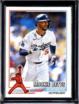 Mookie Betts #76R-24 2025 Topps Heritage 1976 Redefined
