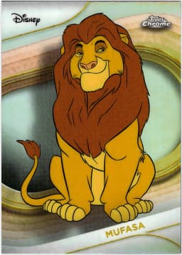 Mufasa #96 2025 Topps Chrome Disney Refractor