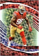 Mykel Williams #161 Rookie Card 2025 Panini Absolute Red, White and Blue Kaleidoscope