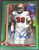 Mykel Williams #RA-MW Rookie Card 2025 Topps Chrome Football Rookies Autograph Variation