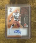 Myles Garrett #BA-MG 2025 Topps Chrome Football Base Cards Autograph Variation