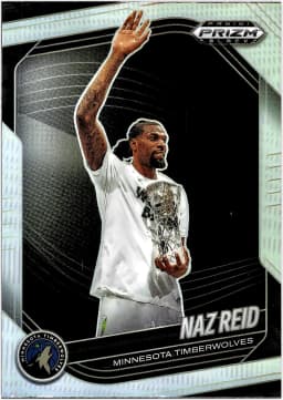Naz Reid #45 2024-25 Panini Prizm Black Silver