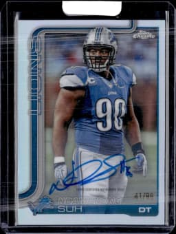 Ndamukong Suh #CLA-NS 2025 Topps Chrome Football Chrome Legends Autographs
