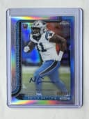 Nic Scourton #RA-NS Rookie Card 2025 Topps Chrome Football Rookies Autograph Variation