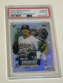 Nick Kurtz #HA-49 2025 Topps Update Series Baseball Home Field Advantage