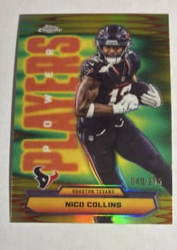 Nico Collins #PP-30 2025 Topps Chrome Football Power Players