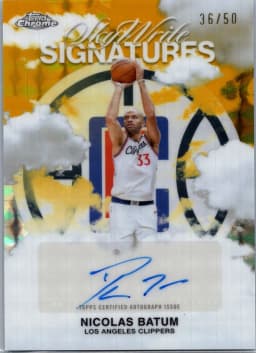 Nicolas Batum #SWS-NB 2025-26 Topps Chrome Basketball Sky Write Signatures