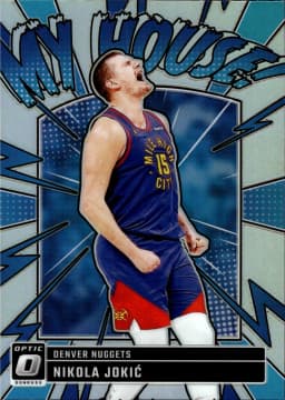 Nikola Jokic #20 2024-25 Donruss Optic My House Holo