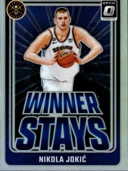 Nikola Jokic #6 2024-25 Donruss Optic Winner Stays Holo