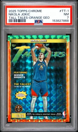 Nikola Jokic #TT-1 2025-26 Topps Chrome Basketball Tall Tales