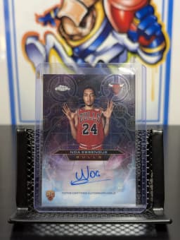 Noa Essengue #CHR-NE Rookie Card 2025-26 Topps Chrome Basketball Chromographs Rookie