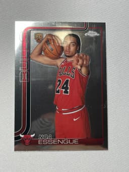 Noa Essengue #FS-NE Rookie Card 2025-26 Topps Chrome Basketball Future Stars Autographs