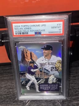 Nolan Jones #HFAC-31 2024 Topps Chrome Update Baseball Home Field Advantage
