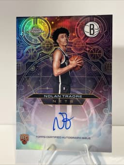 Nolan Traore #CHR-NT Rookie Card 2025-26 Topps Chrome Basketball Chromographs Rookie