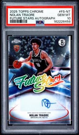 Nolan Traore #FS-NT Rookie Card 2025-26 Topps Chrome Basketball Future Stars Autographs
