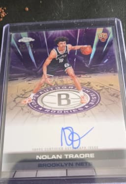 Nolan Traore #TAUR2-NT Rookie Card 2025-26 Topps Chrome Basketball Topps Autograph Issue Rookies 2