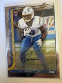 Omarion Hampton #RA-OH Rookie Card 2025 Topps Chrome Football Rookies Autograph Variation