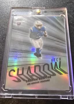 Omarion Hampton #SE-20 Rookie Card 2025 Topps Chrome Football Shadow Etch