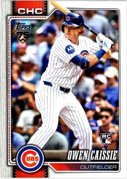 Owen Caissie #233 Rookie Card 2026 Topps Series 1