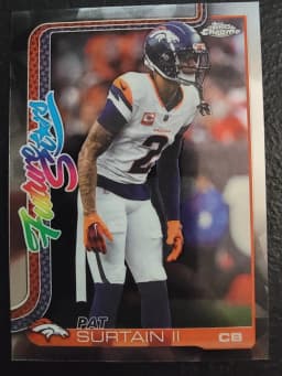 Pat Surtain II #FS-22 2025 Topps Chrome Football Future Stars