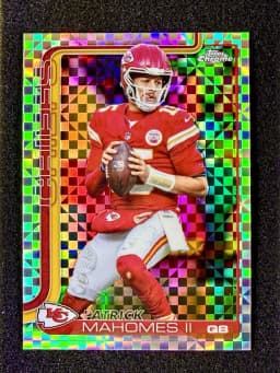 Patrick Mahomes II #FF-14 2025 Topps Chrome Football Fanatical