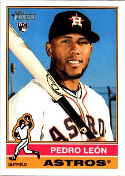 Pedro León #271 Rookie Card 2025 Topps Heritage