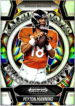 Peyton Manning #71 2025 Panini Prizm Black Kaleidoscopic Silver