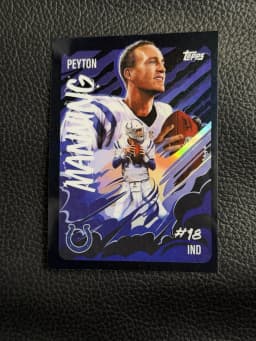 Peyton Manning #UV-8 2025 Topps Chrome Football Ultra Violet