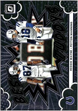 Peyton Manning/Reggie Wayne #19 2025 Donruss Optic Best Tuddys