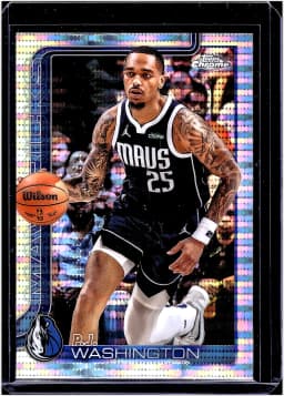 P.J. Washington #19 2025-26 Topps Chrome Pulsar Refractor
