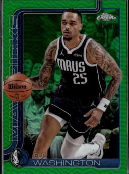 P.J. Washington #19 2025-26 Topps Chrome Basketball