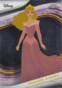 Princess Aurora #120 2025 Topps Chrome Disney Base Card