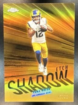 Puka Nacua #SE-25 2025 Topps Chrome Football Shadow Etch
